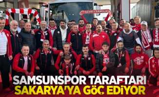 Samsunspor taraftarı Sakarya'ya göç ediyor 