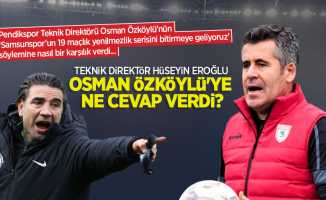 Teknik direktör Hüseyin Eroğlu; Osman Özköylü'ye ne cevap verdi ?