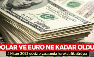 4 Nisan Salı dolar ne kadar oldu, euro ne kadar? 4 Nisan Salı 2023 dolar kaç TL, euro kaç TL?
