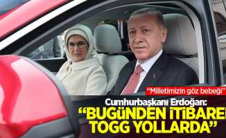 Cumhurbaşkanı Erdoğan: "Bugünden itibaren togg yollarda”   