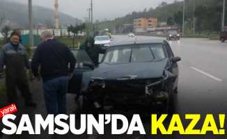 Samsun'da trafik kazası: 3 yaralı 