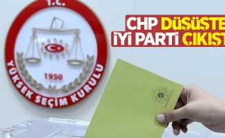 CHP düşüşte İYİ Parti çıkışta
