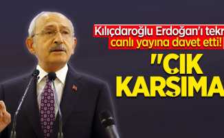 Kılıçdaroğlu Erdoğan'ı tekrar canlı yayına davet etti! "Çık karşıma"
