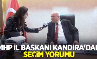 MHP İl Başkanı Kandıra'dan seçim yorumu