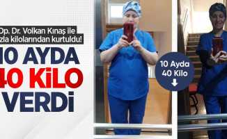 Op. Dr. Volkan Kınaş ile fazla kilolarından kurtuldu! 10 ayda 40 kilo verdi