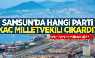 Samsun'da hangi parti kaç milletvekili çıkardı? İşte Samsun milletvekilleri...