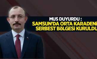 Samsun'da Orta Karadeniz Serbest Bölgesi kuruldu