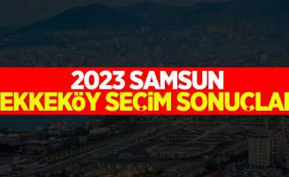 Samsun-Tekkeköy seçim sonuçları! Hangi parti kaç oy aldı?