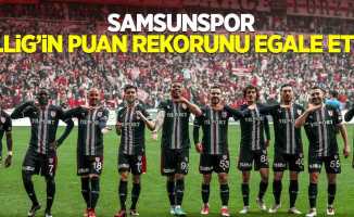 Samsunspor, 1. Lig'in puan rekorunu egale etti 