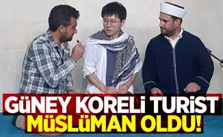 Güney Koreli turist Müslüman oldu!