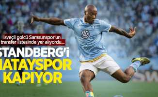 İsveçli golcü Samsunspor'un transfer listesinde yer alıyordu...  Standberg'i  Hatayspor kapıyor 