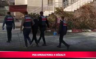 PKK operasyonu: 4 gözaltı