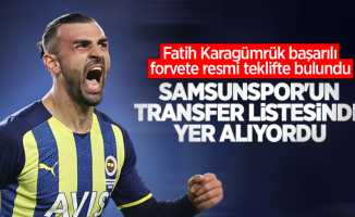 Samsunspor'un transfer listesinde yer alıyordu:  Fatih Karagümrük başarılı forvete resmi teklifte bulundu