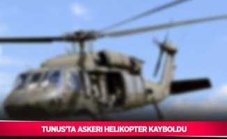 Tunus’ta askeri helikopter kayboldu