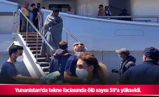 Yunanistan’da tekne faciasında ölü sayısı 59’a yükseldi.