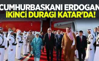 Cumhurbaşkanı Erdoğan ikinci durağı Katar'da!