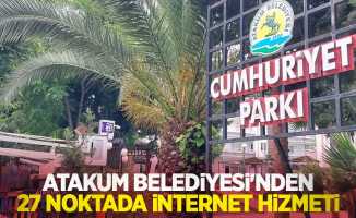 Atakum Belediyesi’nden 27 noktada internet hizmeti