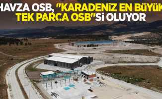 Havza OSB, "Karadeniz’in en büyük tek parça OSB"si oluyor
