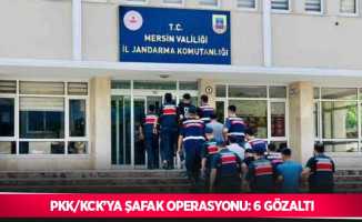 PKK/KCK’ya şafak operasyonu: 6 gözaltı