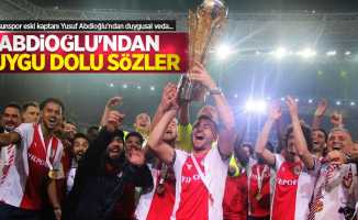 Samsunspor eski kaptanı Yusuf Abdioğlu'ndan duygusal veda... Abdioğlu'ndan duygu dolu sözler 