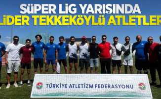 Süper Lig yarışında lider Tekkeköylü atletler
