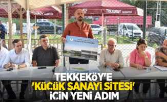 Tekkeköy'e 'küçük sanayi sitesi' için yeni adım