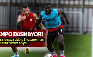 Tempo Düşmüyor! Kırmızı beyazlı ekipte Sivasspor maçı hazırlıkları devam ediyor...