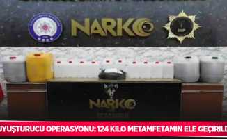Uyuşturucu operasyonu: 124 kilo metamfetamin ele geçirildi