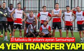 31 futbolcu ile yollarını ayıran Samsunspor, 14 yeni transfer yaptı
