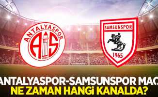 Antalyaspor - Samsunspor  Maçı Ne zaman Hangi Kanalda 