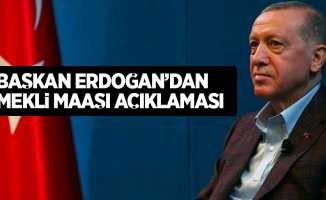 Başkan Erdoğan'dan emekli maaşı açıklaması