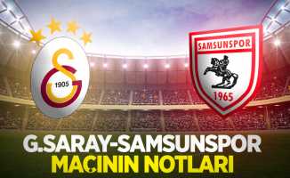 Galatasaray-Samsunspor maçının notları