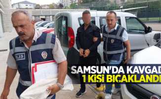 Samsun'da kavgada 1 kişi bıçaklandı