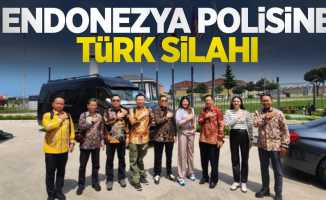 Endonezya polisine Türk silahı