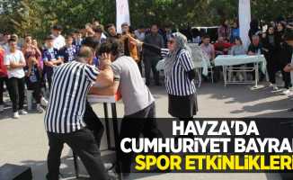 Havza'da Cumhuriyet Bayramı spor etkinlikleri