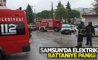 Samsun'da elektrikli battaniye paniği