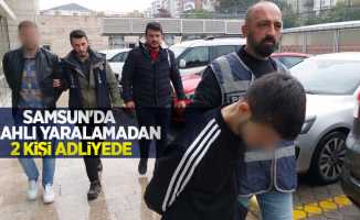 Samsun'da silahlı yaralamadan 2 kişi adliyede