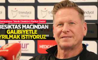 Gisdol: "Beşiktaş maçından galibiyetle ayrılmak istiyoruz"