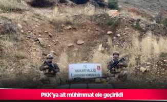 PKK’ya ait mühimmat ele geçirildi