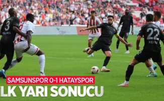 Samsunspor 0-1 Hatayspor (İlk yarı)