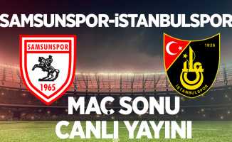 Samsunspor - İstanbulspor Maç Sonu Canlı Yayını