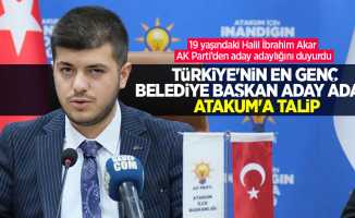 Türkiye'nin en genç belediye başkan aday adayı Atakum'a talip