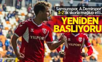 Samsunspor, A.Demirspor'u 3-2'lik skorla mağlup etti...  YENİDEN  BAŞLIYORUZ 2-3