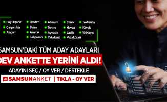 Türkiye'nin en ciddi anketini Samsunhaber.com hazırladı! TIKLA | OY VER