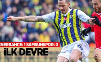 Fenerbahçe 1 Samsunspor 0 (İlk Devre) 