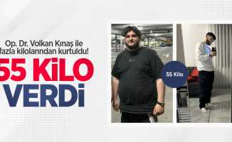 Op. Dr. Volkan Kınaş ile fazla kilolarından kurtuldu! 55 kilo verdi