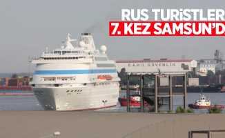 Rus turistler 7. kez Samsun'da 
