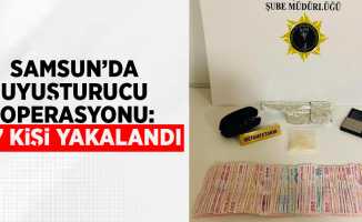 Samsun'da uyuşturucu operasyonu: 27 kişi yakalandı