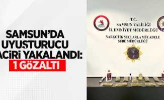 Samsun'da uyuşturucu taciri yakalandı: 1 gözaltı