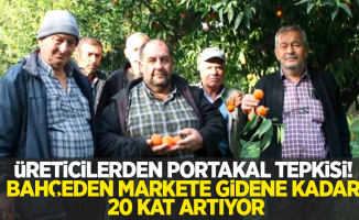 Üreticilerden portakal tepkisi! bahçeden markete gidene kadar 20 kat artıyor